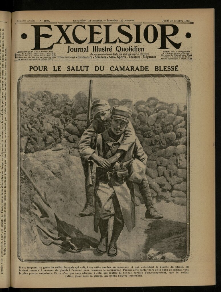 Miniatura de Excelsior: journal illustré quotidien de 28 de octubre de 1915, nº 1808