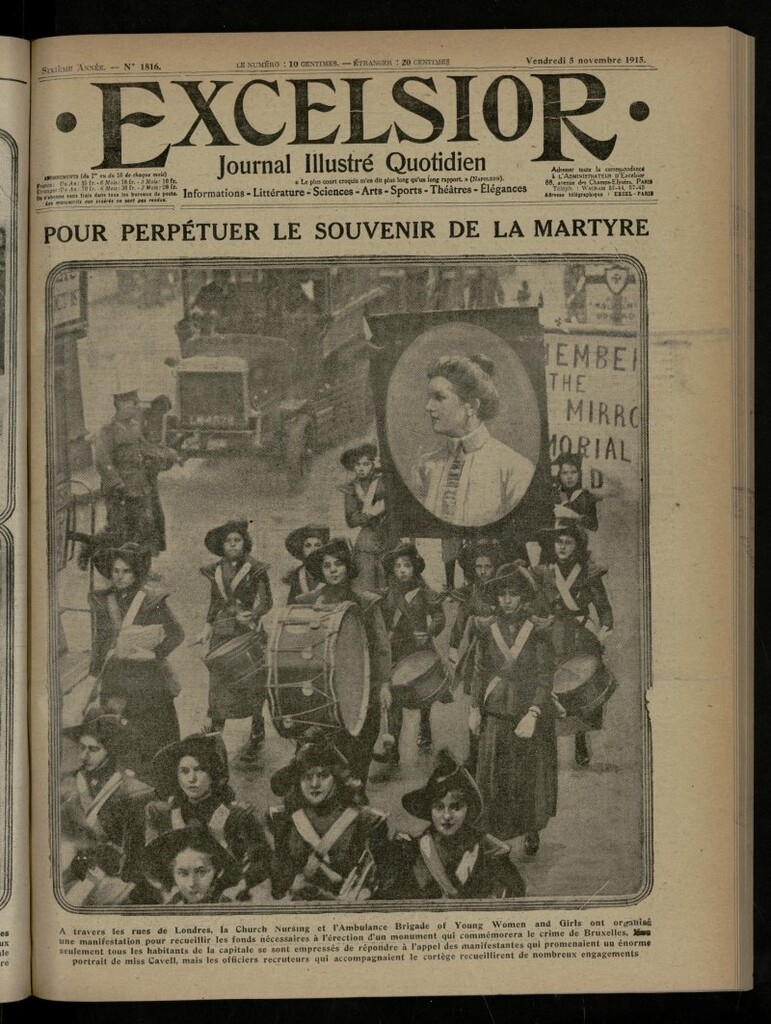 Miniatura de Excelsior: journal illustré quotidien de 5 de noviembre de 1915, nº 1816