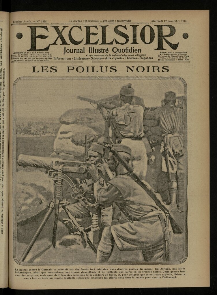 Miniatura de Excelsior: journal illustré quotidien de 17 de noviembre de 1915, nº 1828