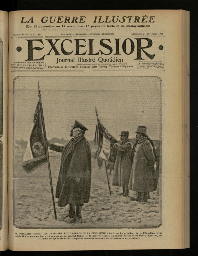 Miniatura de Excelsior: journal illustré quotidien de 21 de noviembre de 1915, nº 1832