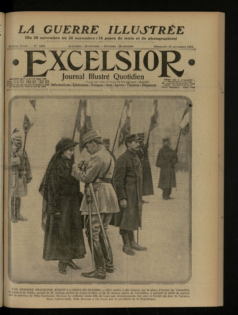 Miniatura de Excelsior : journal illustré quotidien de 28 de noviembre de 1915, nº 1839