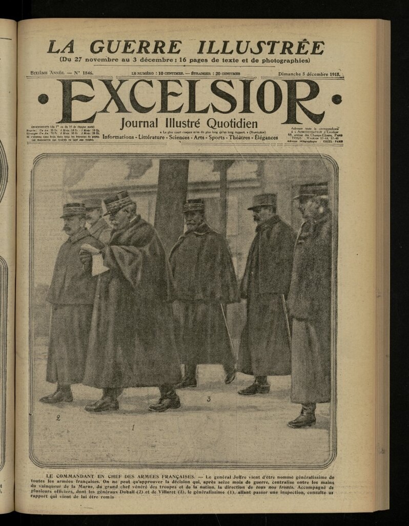 Miniatura de Excelsior: journal illustré quotidien de 5 de diciembre de 1915, nº 1846