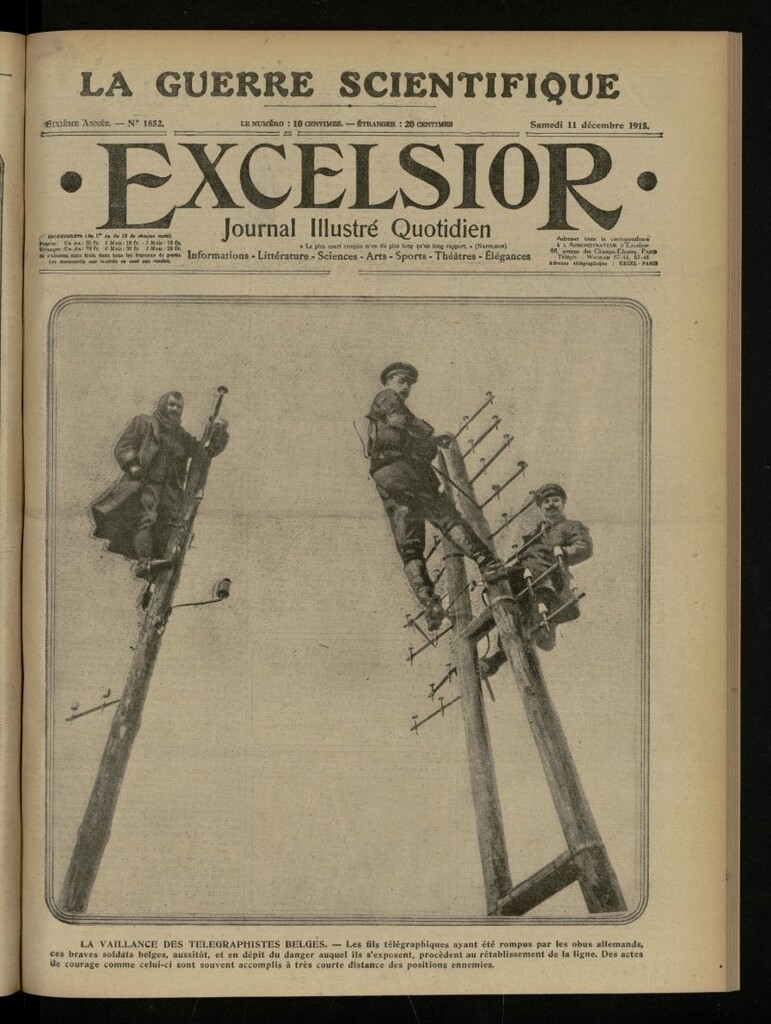 Miniatura de Excelsior: journal illustré quotidien de 11 de diciembre de 1915, nº 1852