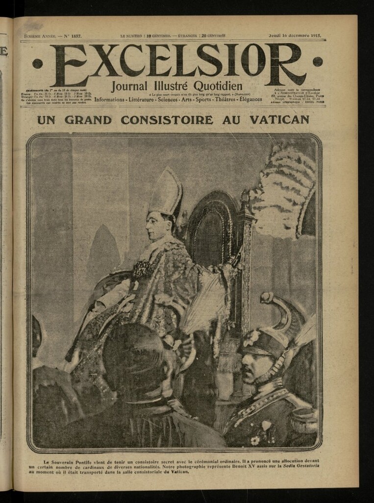 Miniatura de Excelsior: journal illustré quotidien de 16 de diciembre de 1915, nº 1857