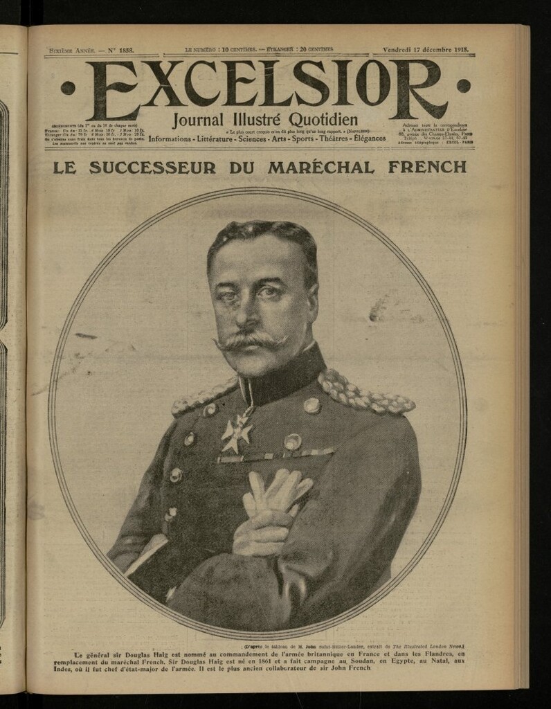Miniatura de Excelsior: journal illustré quotidien de 17 de diciembre de 1915, nº 1858