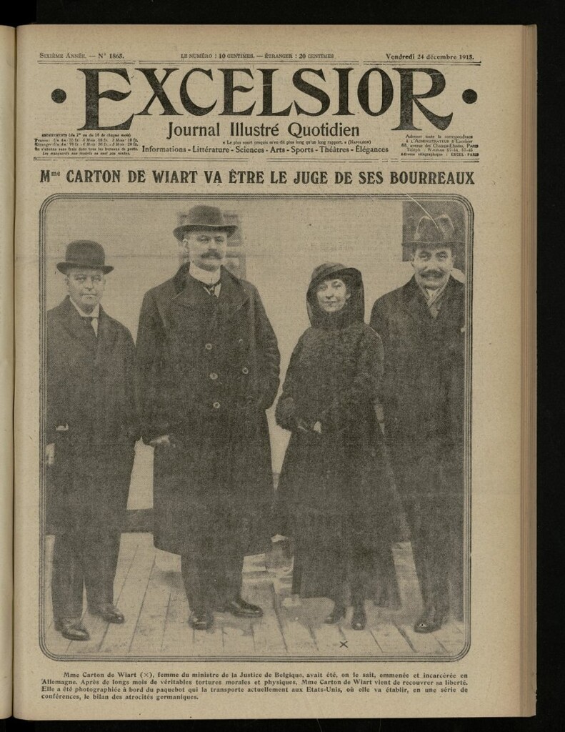 Miniatura de Excelsior: journal illustré quotidien de 24 de diciembre de 1915, nº 1865