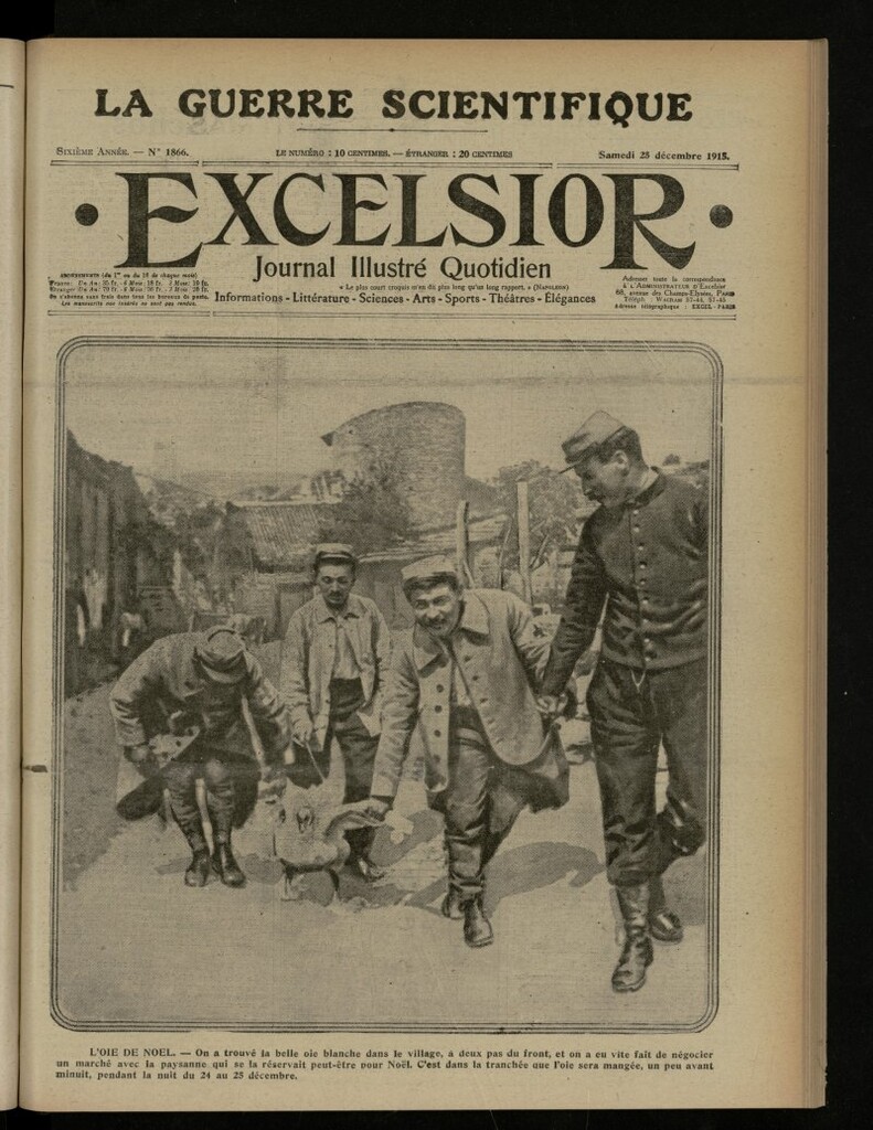 Miniatura de Excelsior: journal illustré quotidien de 25 de diciembre de 1915, nº 1866