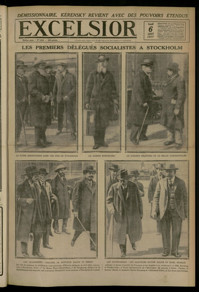 Miniatura de Excelsior: journal illustré quotidien del 6 de agosto de 1917, nº 2456