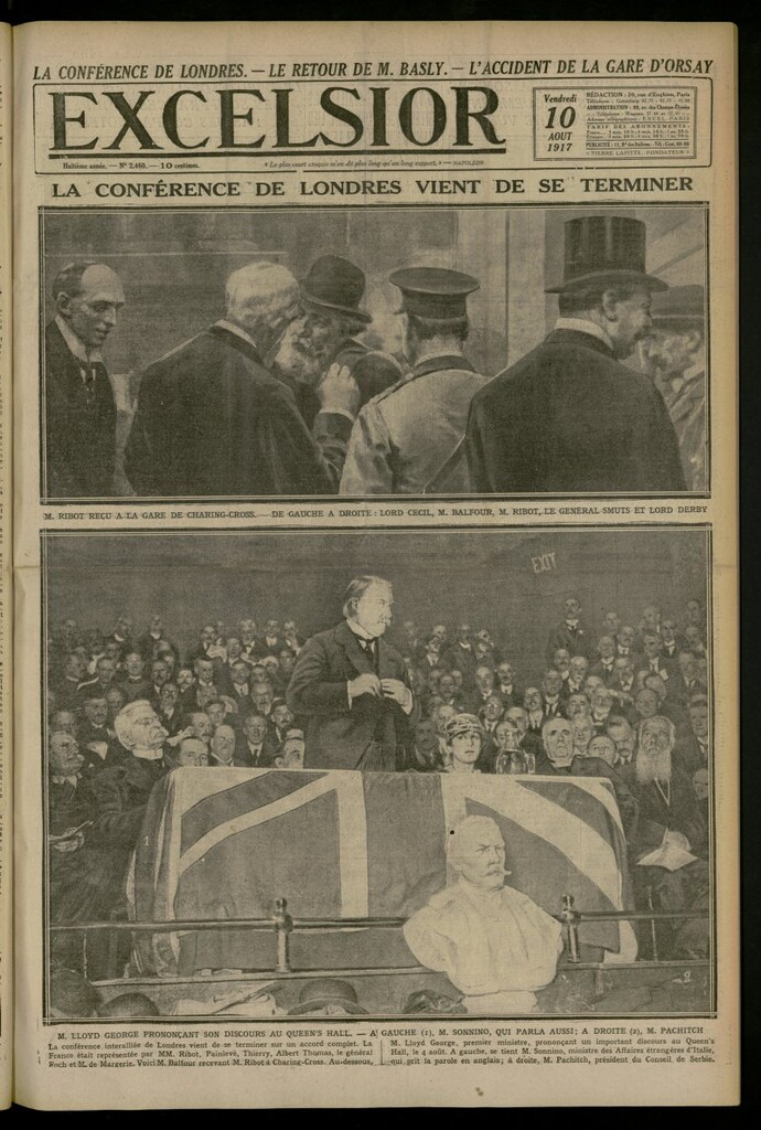 Miniatura de Excelsior: journal illustré quotidien del 10 de agosto de 1917, nº 2460