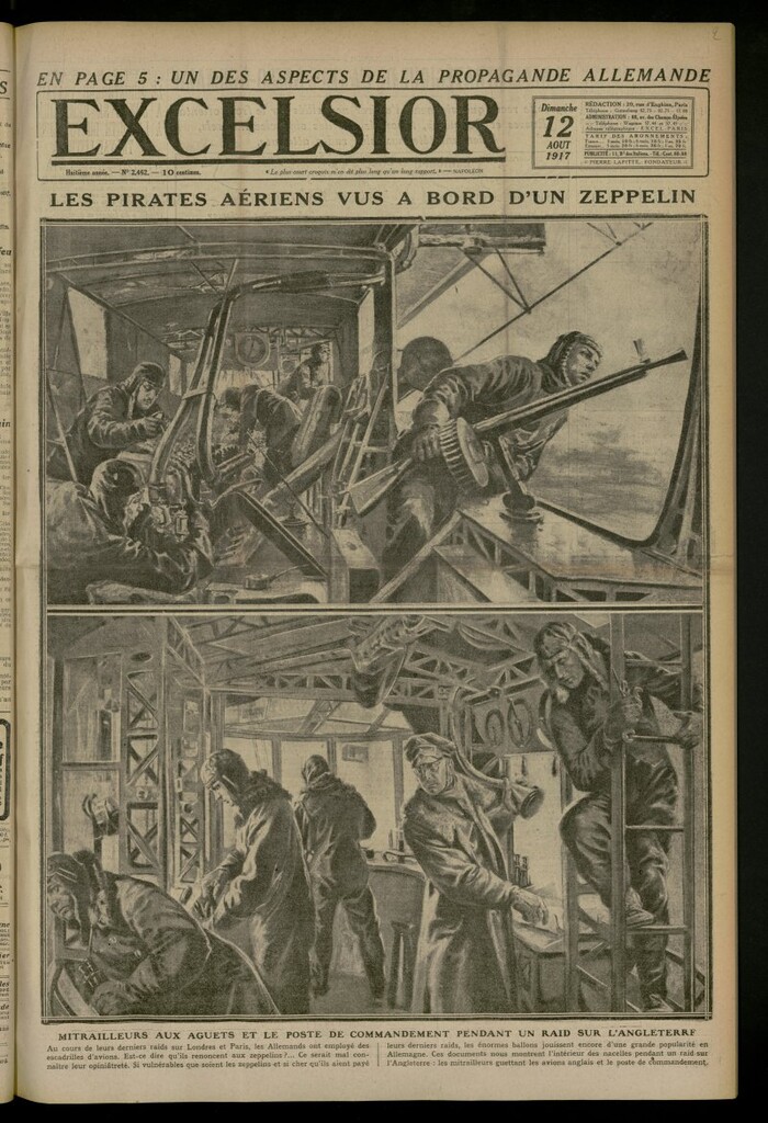 Miniatura de Excelsior: journal illustré quotidien del 12 de agosto de 1917, nº 2462