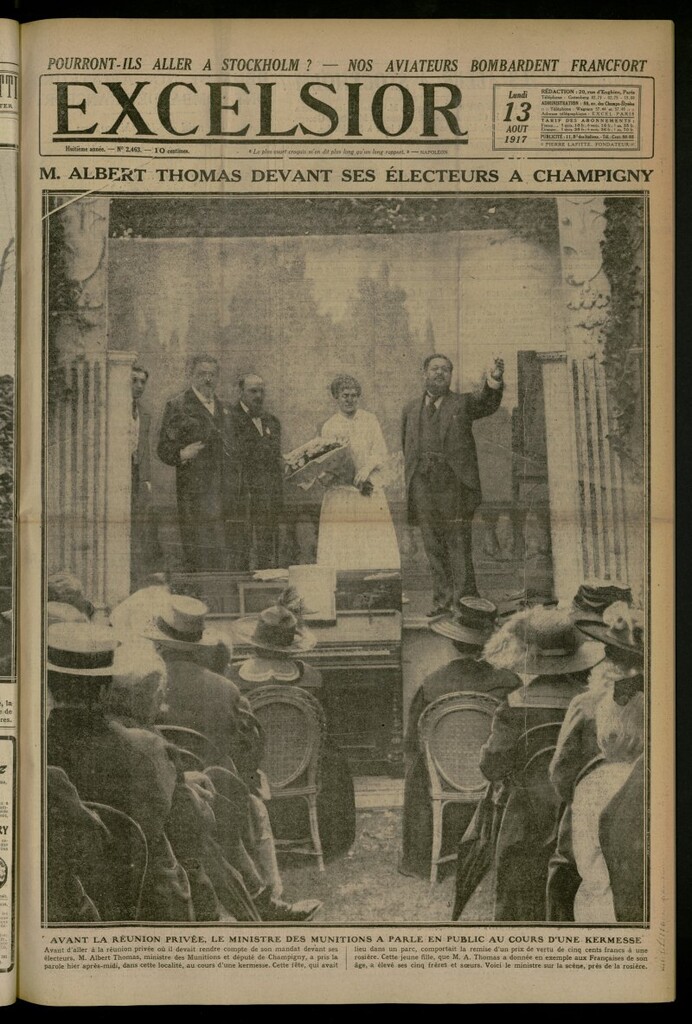 Miniatura de Excelsior: journal illustré quotidien del 13 de agosto de 1917, nº 2463