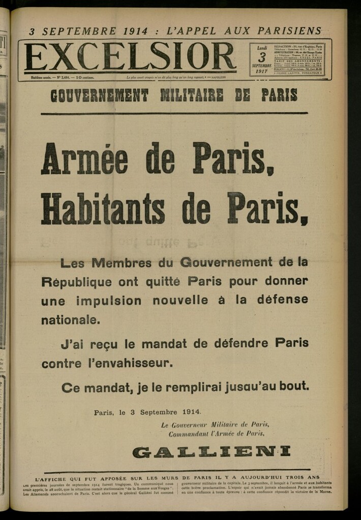 Miniatura de Excelsior: journal illustré quotidien del 3 de septiembre de 1917, nº 2484