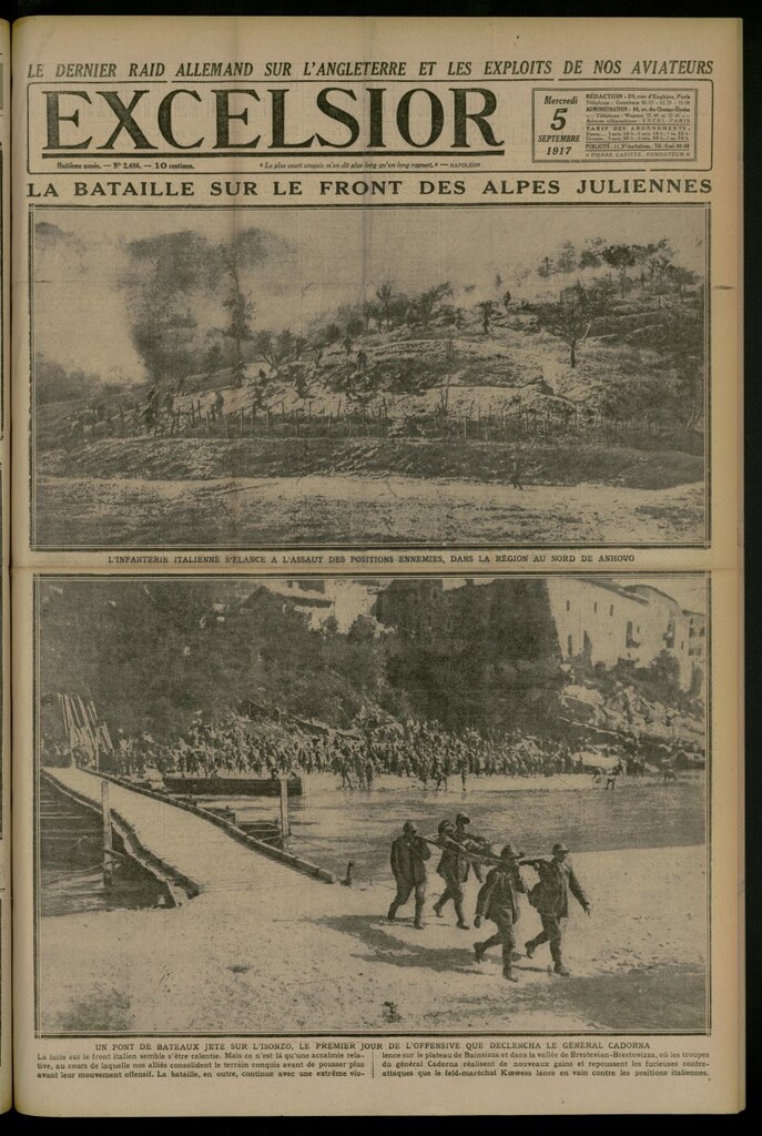 Miniatura de Excelsior: journal illustré quotidien del 5 de septiembre de 1917, nº 2486