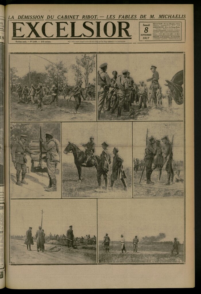 Miniatura de Excelsior: journal illustré quotidien del 8 de septiembre de 1917, nº 2489