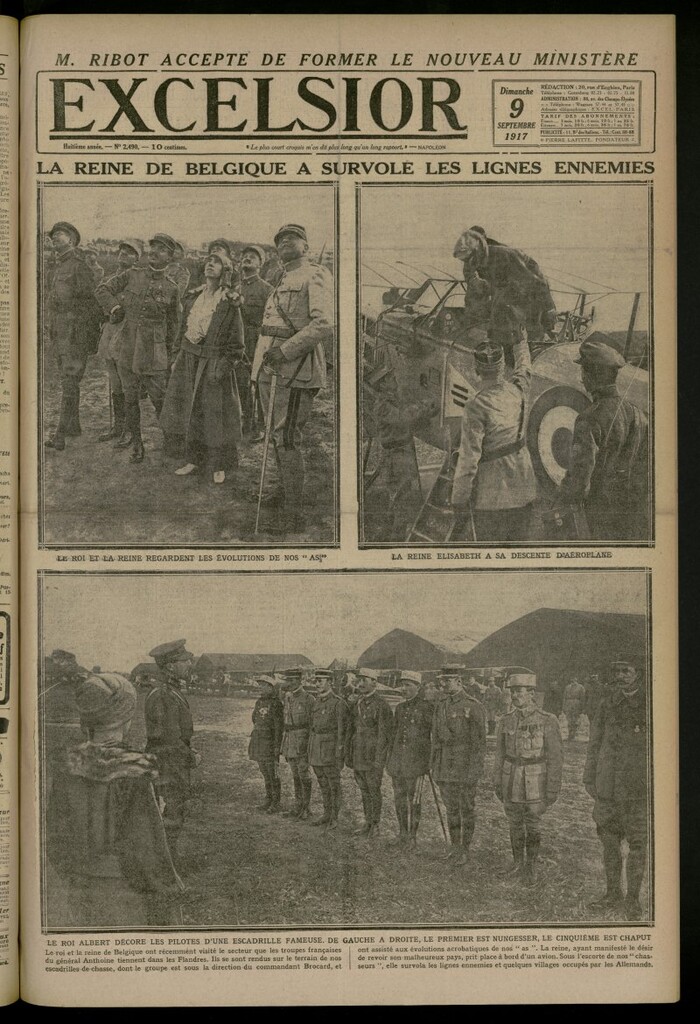 Miniatura de Excelsior: journal illustré quotidien del 9 de septiembre de 1917, nº 2490