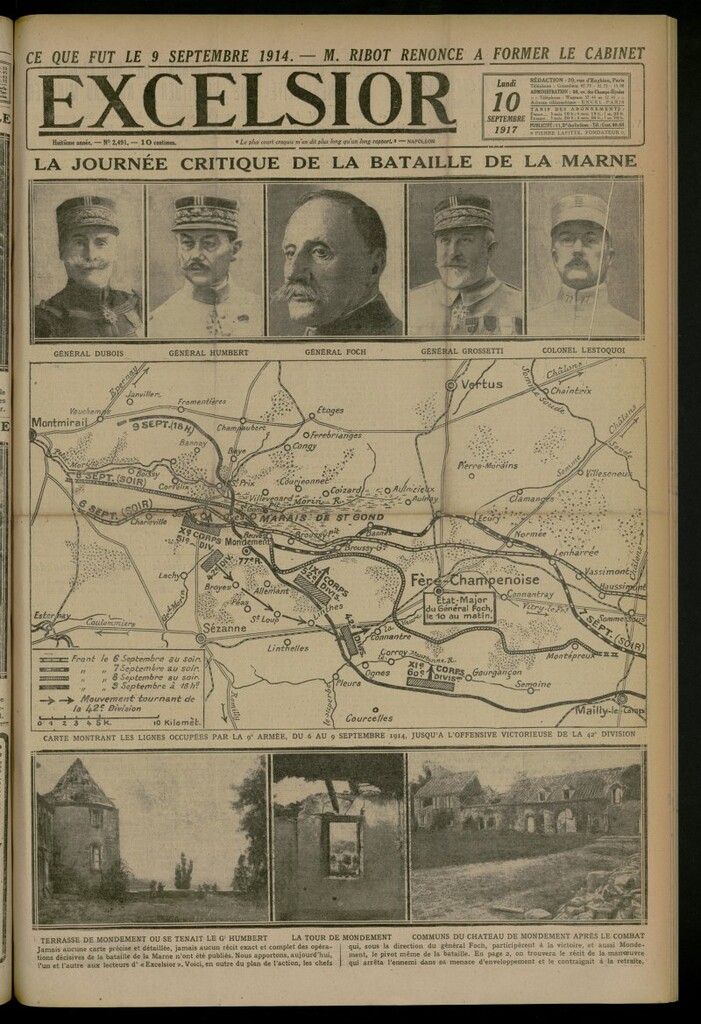 Miniatura de Excelsior: journal illustré quotidien del 10 de septiembre de 1917, nº 2491
