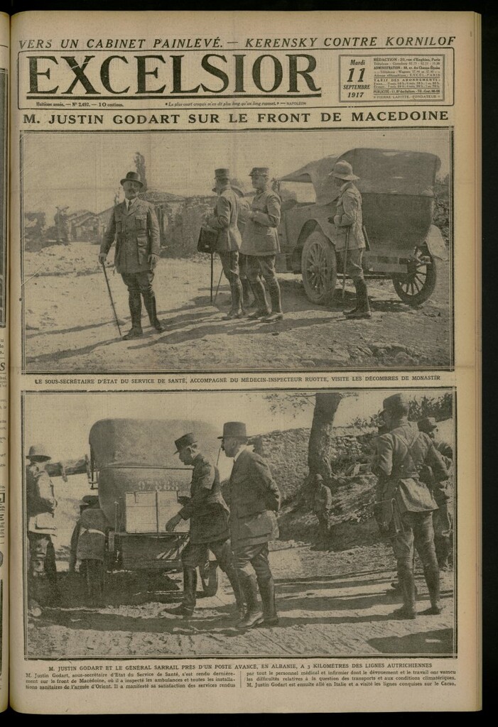 Miniatura de Excelsior: journal illustré quotidien del 11 de septiembre de 1917, nº 2492