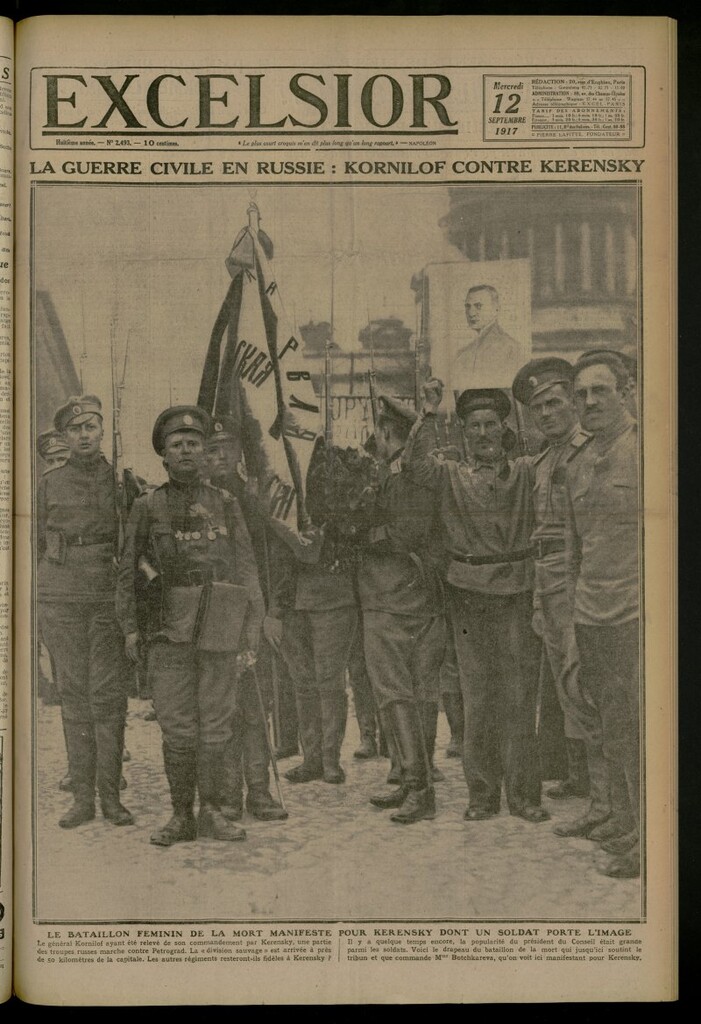 Miniatura de Excelsior: journal illustré quotidien del 12 de septiembre de 1917, nº 2493