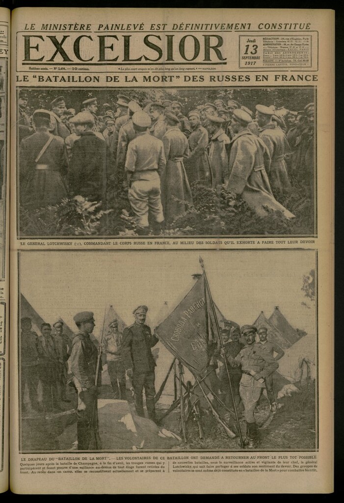 Miniatura de Excelsior: journal illustré quotidien del 13 de septiembre de 1917, nº 2494