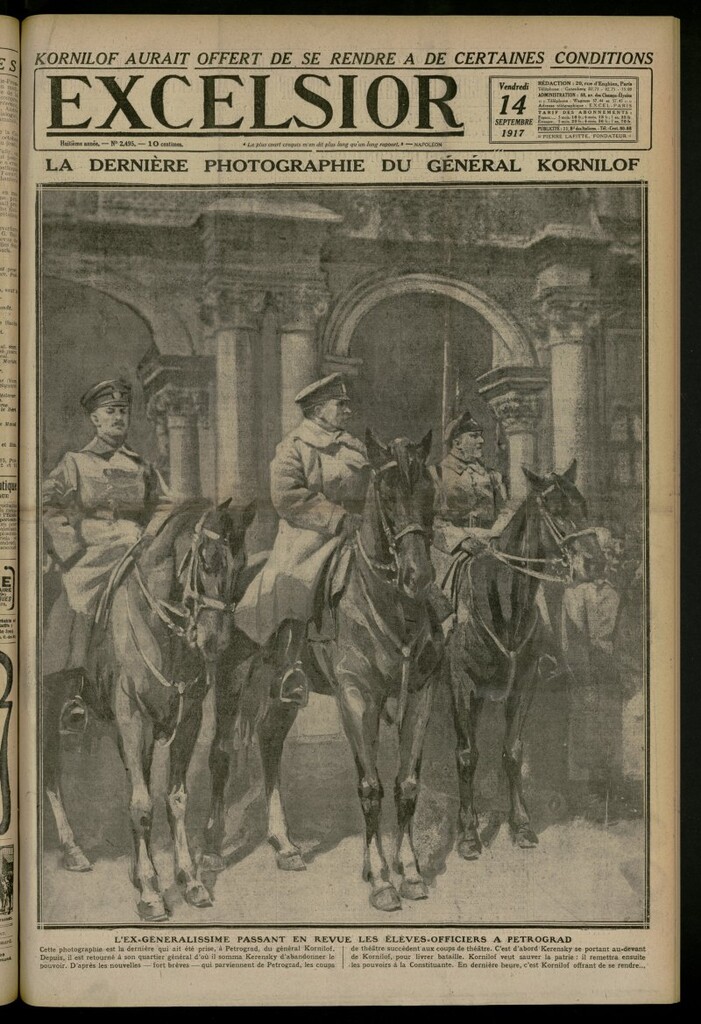 Miniatura de Excelsior: journal illustré quotidien del 14 de septiembre de 1917, nº 2495