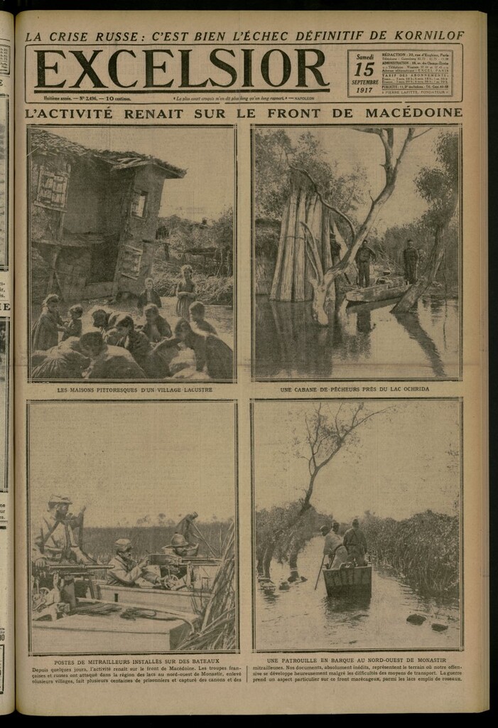 Miniatura de Excelsior: journal illustré quotidien del 15 de septiembre de 1917, nº 2496