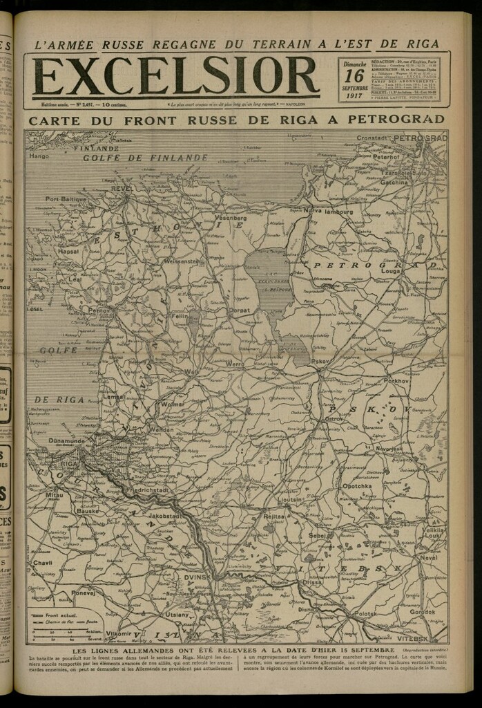 Miniatura de Excelsior: journal illustré quotidien del 16 de septiembre de 1917, nº 2497