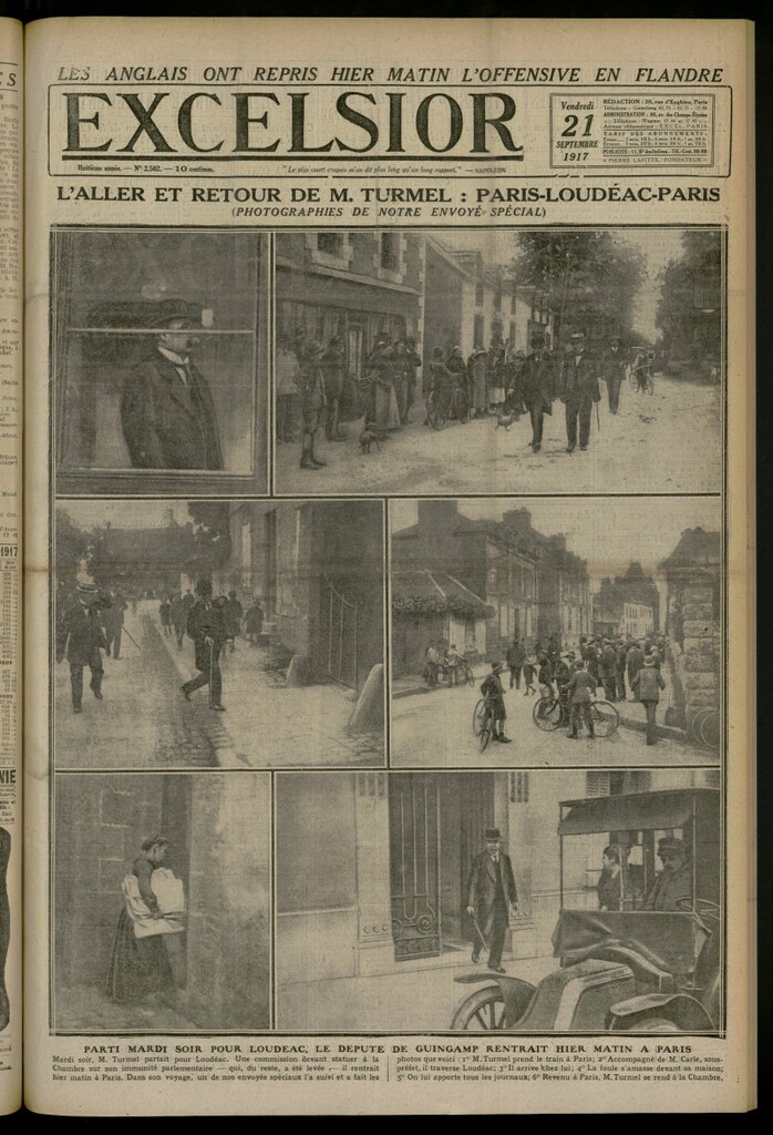 Miniatura de Excelsior: journal illustré quotidien del 21 de septiembre de 1917, nº 2502