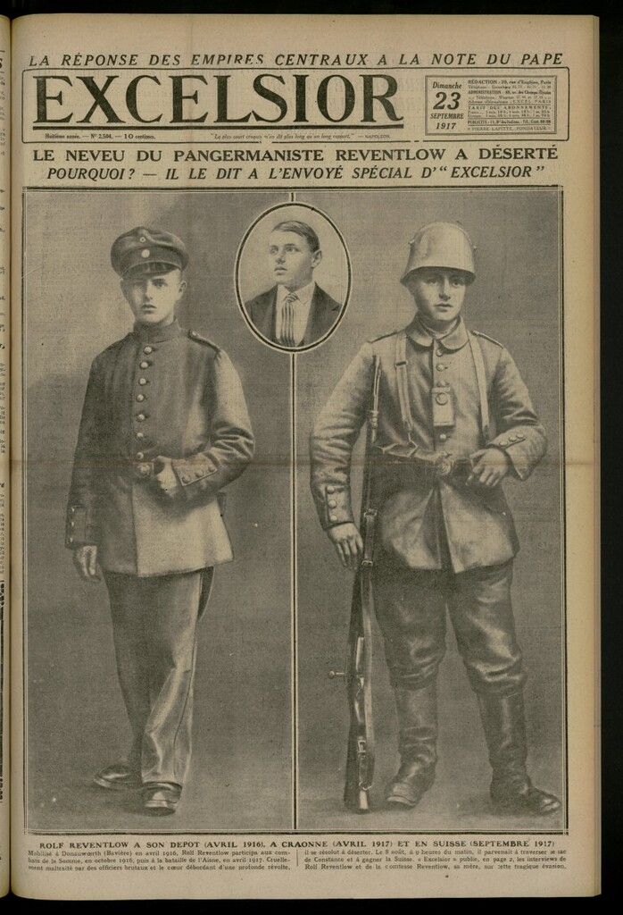 Miniatura de Excelsior: journal illustré quotidien del 23 de septiembre de 1917, nº 2504