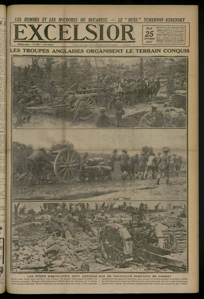 Miniatura de Excelsior: journal illustré quotidien del 25 de septiembre de 1917, nº 2506