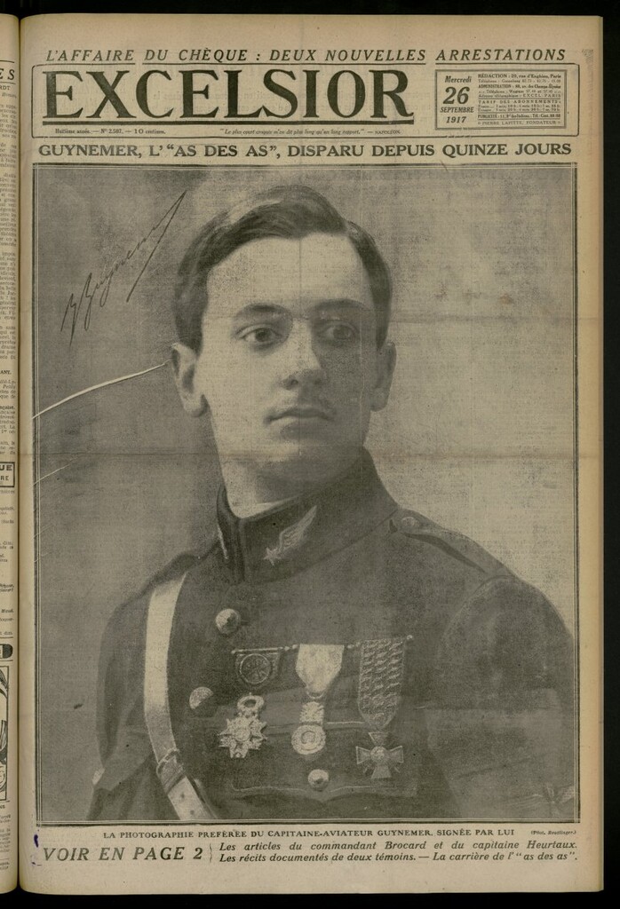 Miniatura de Excelsior: journal illustré quotidien del 26 de septiembre de 1917, nº 2507