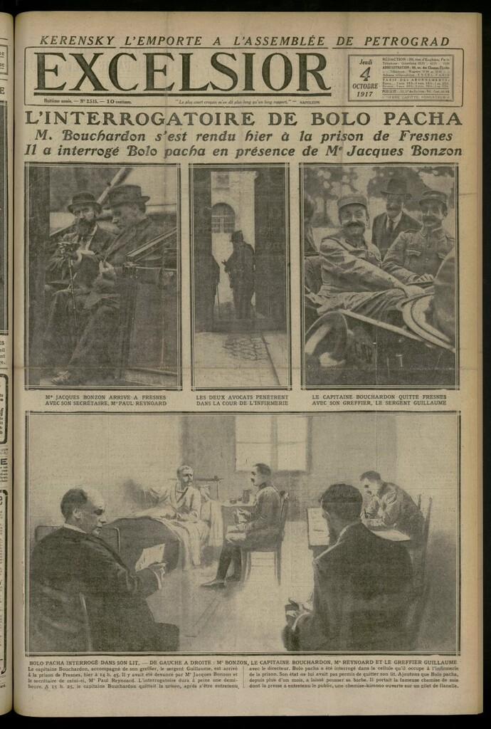 Miniatura de Excelsior: journal illustré quotidien del 4 de octubre de 1917, nº 2515