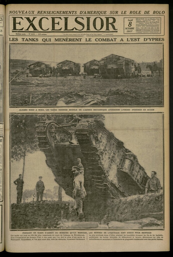 Miniatura de Excelsior: journal illustré quotidien del 8 de octubre de 1917, nº 2519