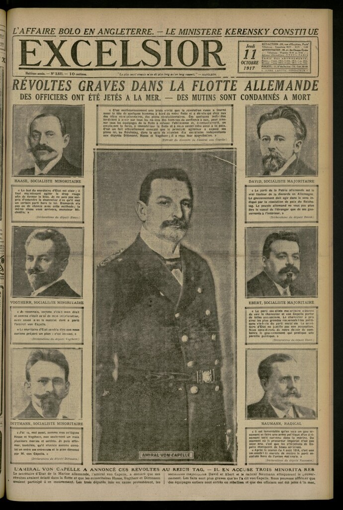 Miniatura de Excelsior: journal illustré quotidien del 11 de octubre de 1917, nº 2522