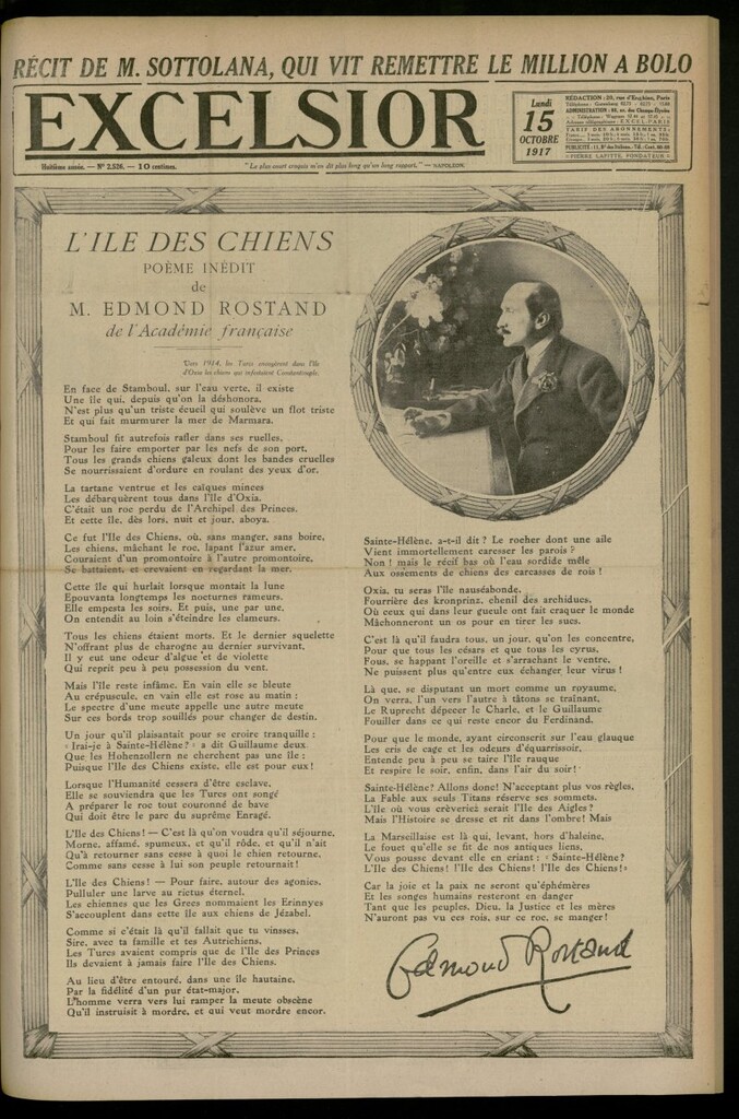 Miniatura de Excelsior: journal illustré quotidien del 15 de octubre de 1917, nº 2526