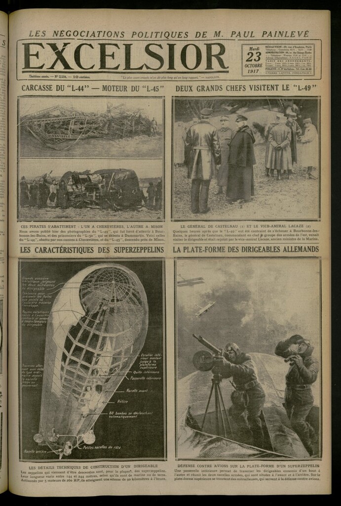 Miniatura de Excelsior: journal illustré quotidien del 23 de octubre de 1917, nº 2534