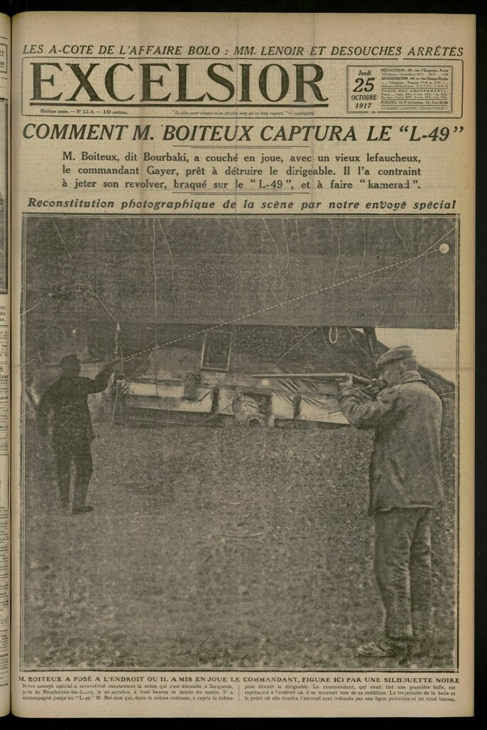 Miniatura de Excelsior: journal illustré quotidien del 25 de octubre de 1917, nº 2536