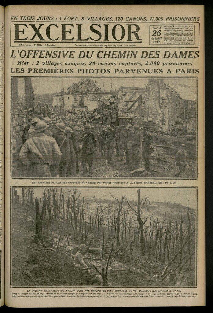 Miniatura de Excelsior: journal illustré quotidien del 26 de octubre de 1917, nº 2537