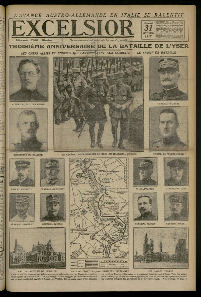 Miniatura de Excelsior: journal illustré quotidien del 31 de octubre de 1917, nº 2542