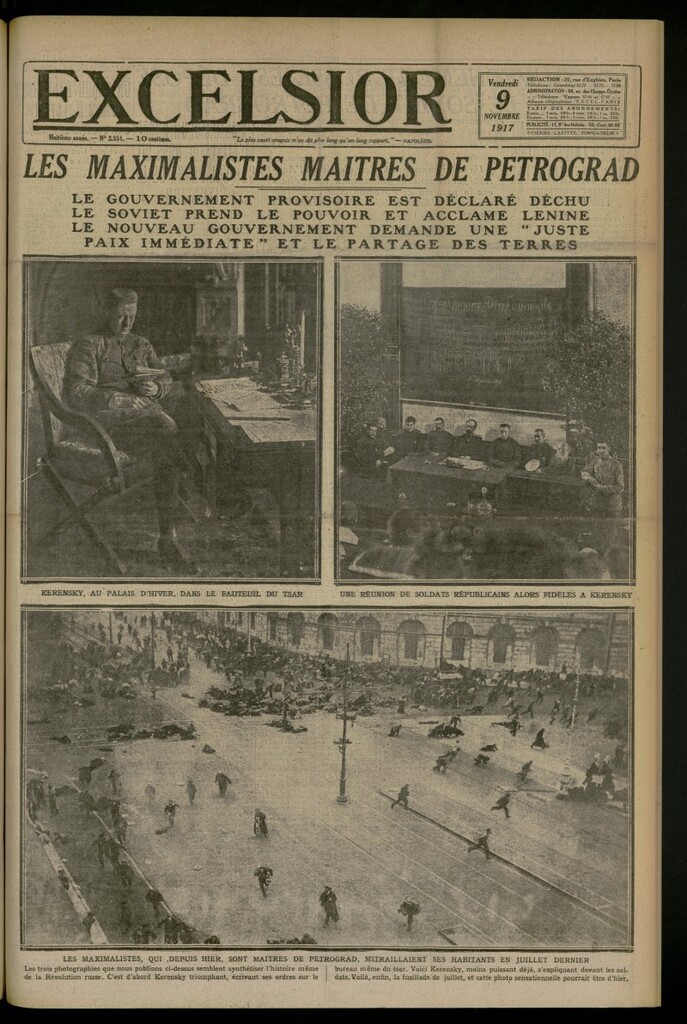 Miniatura de Excelsior: journal illustré quotidien del 9 de noviembre de 1917, nº 2551