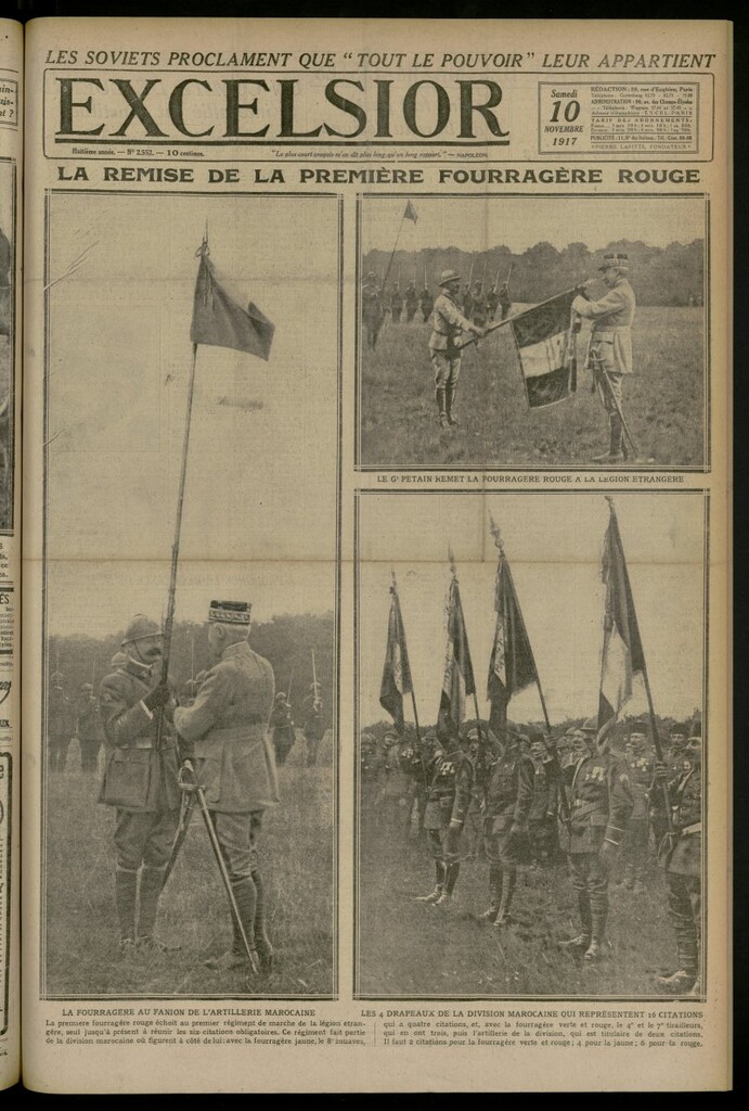 Miniatura de Excelsior: journal illustré quotidien del 10 de noviembre de 1917, nº 2552