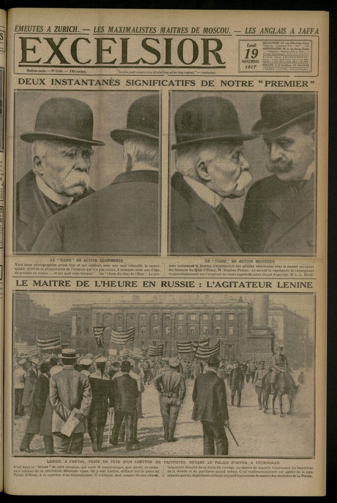 Miniatura de Excelsior: journal illustré quotidien del 19 de noviembre de 1917, nº 2561