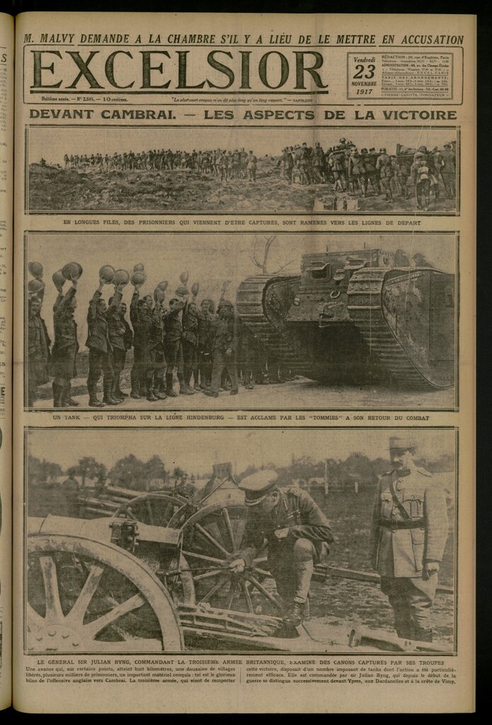 Miniatura de Excelsior: journal illustré quotidien del 23 de noviembre de 1917, nº 2565