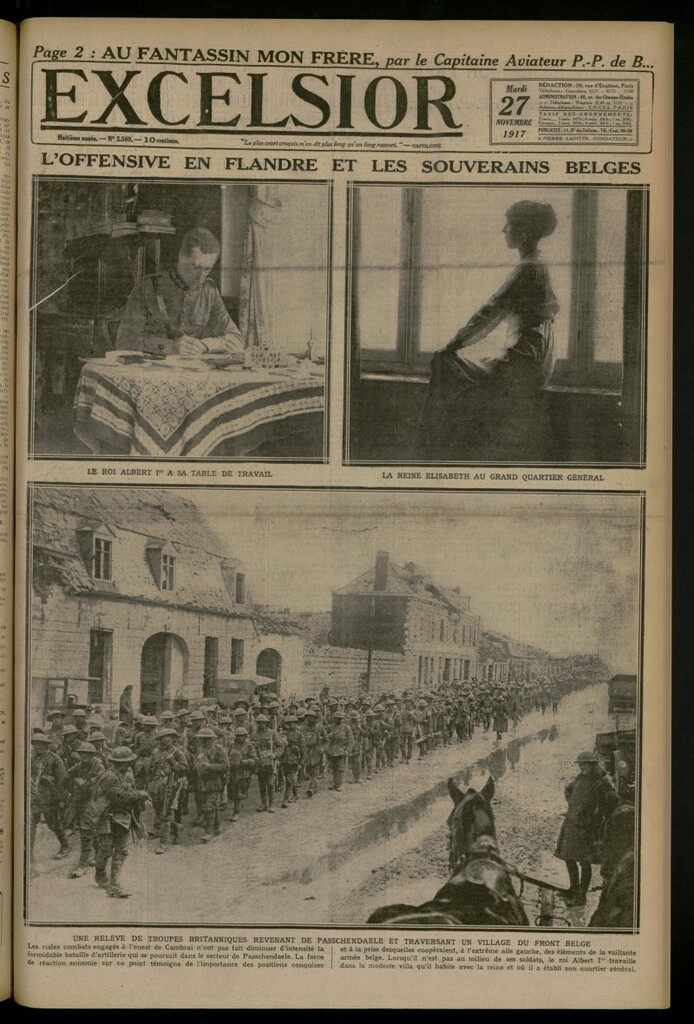 Miniatura de Excelsior: journal illustré quotidien del 27 de noviembre de 1917, nº 2569