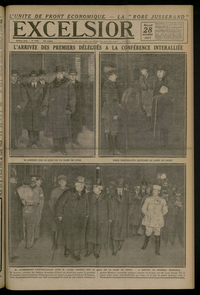 Miniatura de Excelsior: journal illustré quotidien del 28 de noviembre de 1917, nº 2570