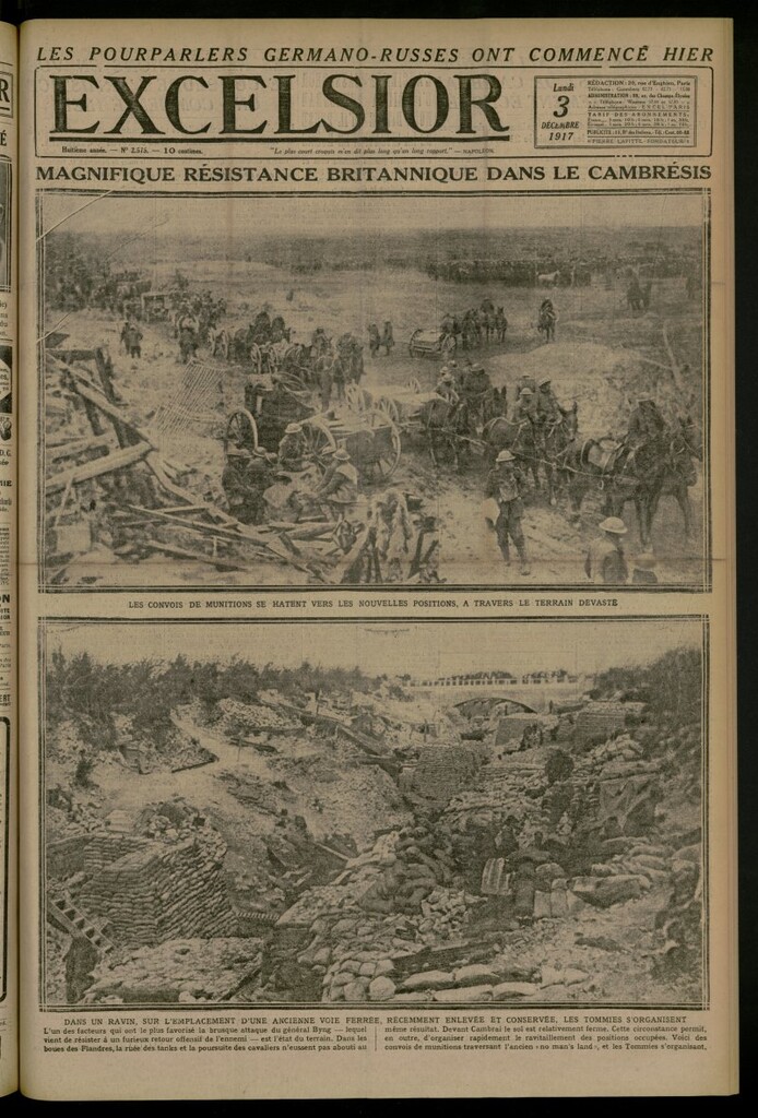 Miniatura de Excelsior: journal illustré quotidien del 3 de diciembre de 1917, nº 2575
