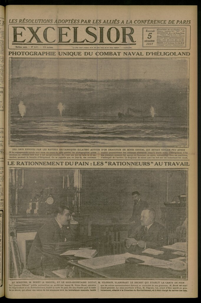 Miniatura de Excelsior: journal illustré quotidien del 5 de diciembre de 1917, nº 2577