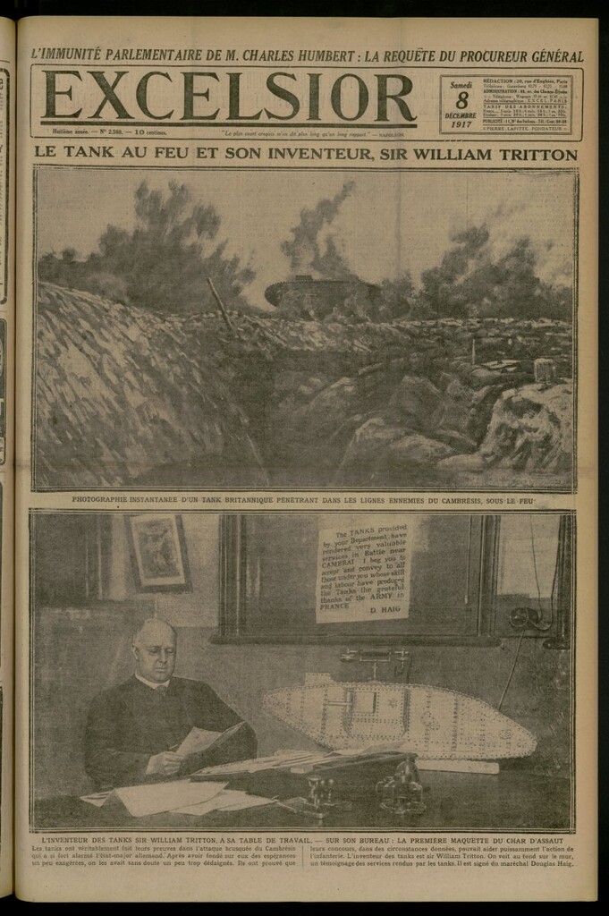 Miniatura de Excelsior: journal illustré quotidien del 8 de diciembre de 1917, nº 2580
