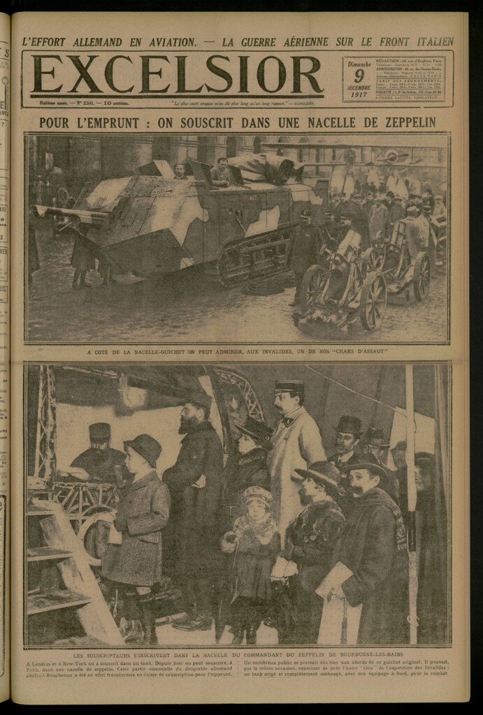 Miniatura de Excelsior: journal illustré quotidien del 9 de diciembre de 1917, nº 2581