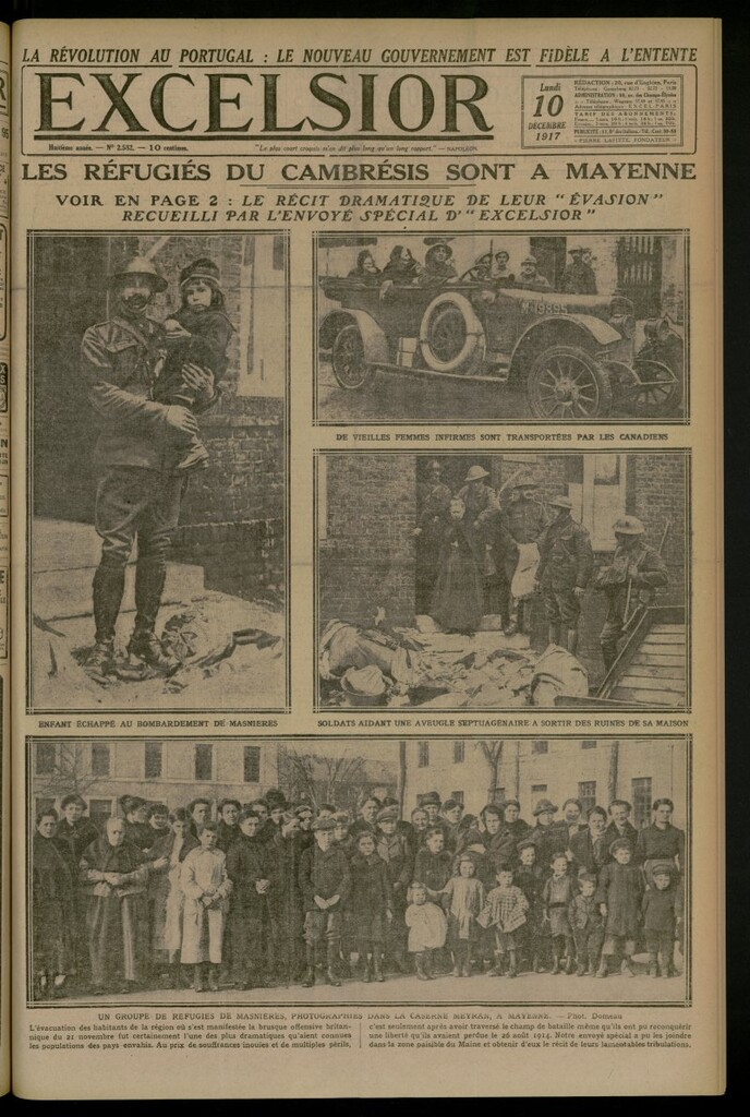 Miniatura de Excelsior: journal illustré quotidien del 10 de diciembre de 1917, nº 2582