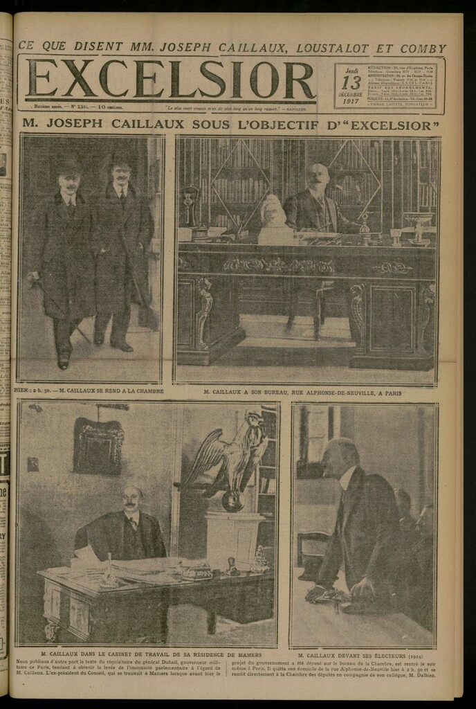 Miniatura de Excelsior: journal illustré quotidien del 13 de diciembre de 1917, nº 2585